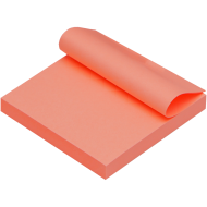 Notes autoadeziv 75x75 mm, culori fluorescente, 100 file/set